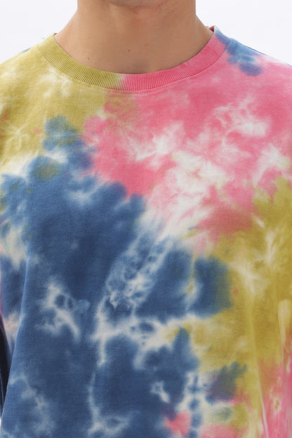 Rainbow Oversized Tie-Dye T-Shirt – 100% Cotton, 240 GSM (BULK ONLY)