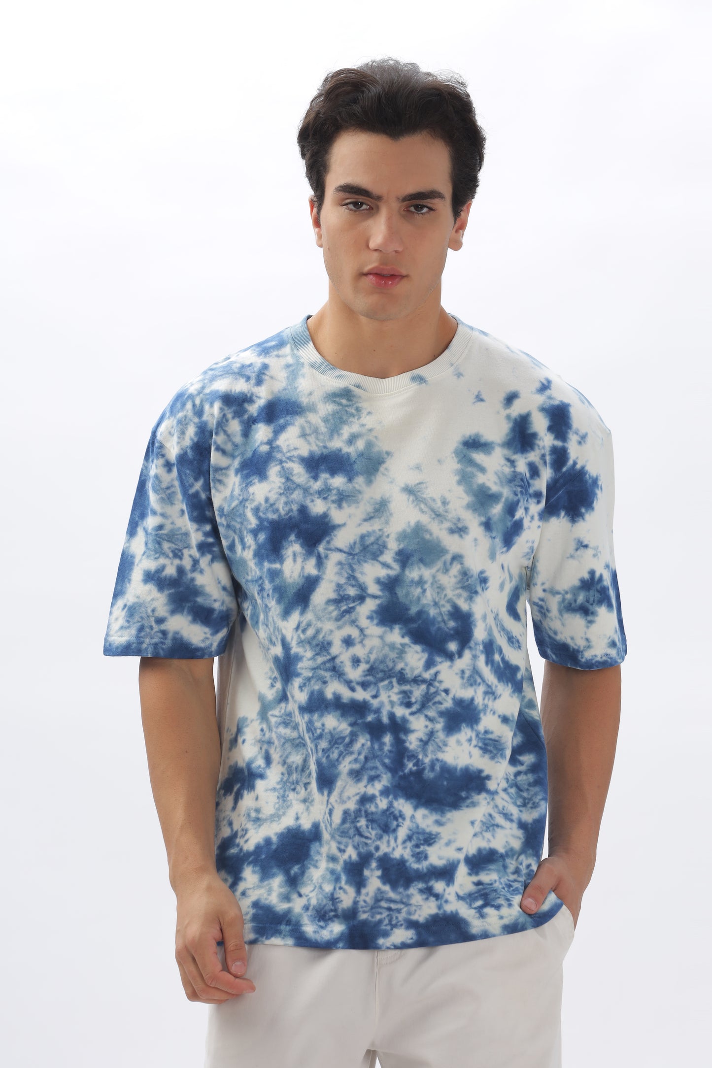 Frozen Ice Oversized Tie-Dye T-Shirt – 100% Cotton, 240 GSM (BULK ONLY)