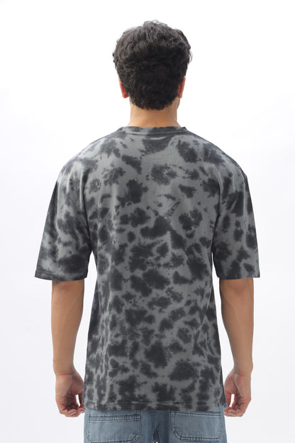 Black horse Oversized Tie-Dye T-Shirt – 100% Cotton, 240 GSM (BULK ONLY)