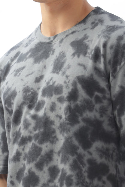 Black horse Oversized Tie-Dye T-Shirt – 100% Cotton, 240 GSM (BULK ONLY)