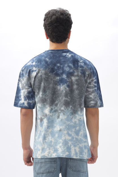 Liquid fall Oversized Tie-Dye T-Shirt – 100% Cotton, 240 GSM (BULK ONLY)