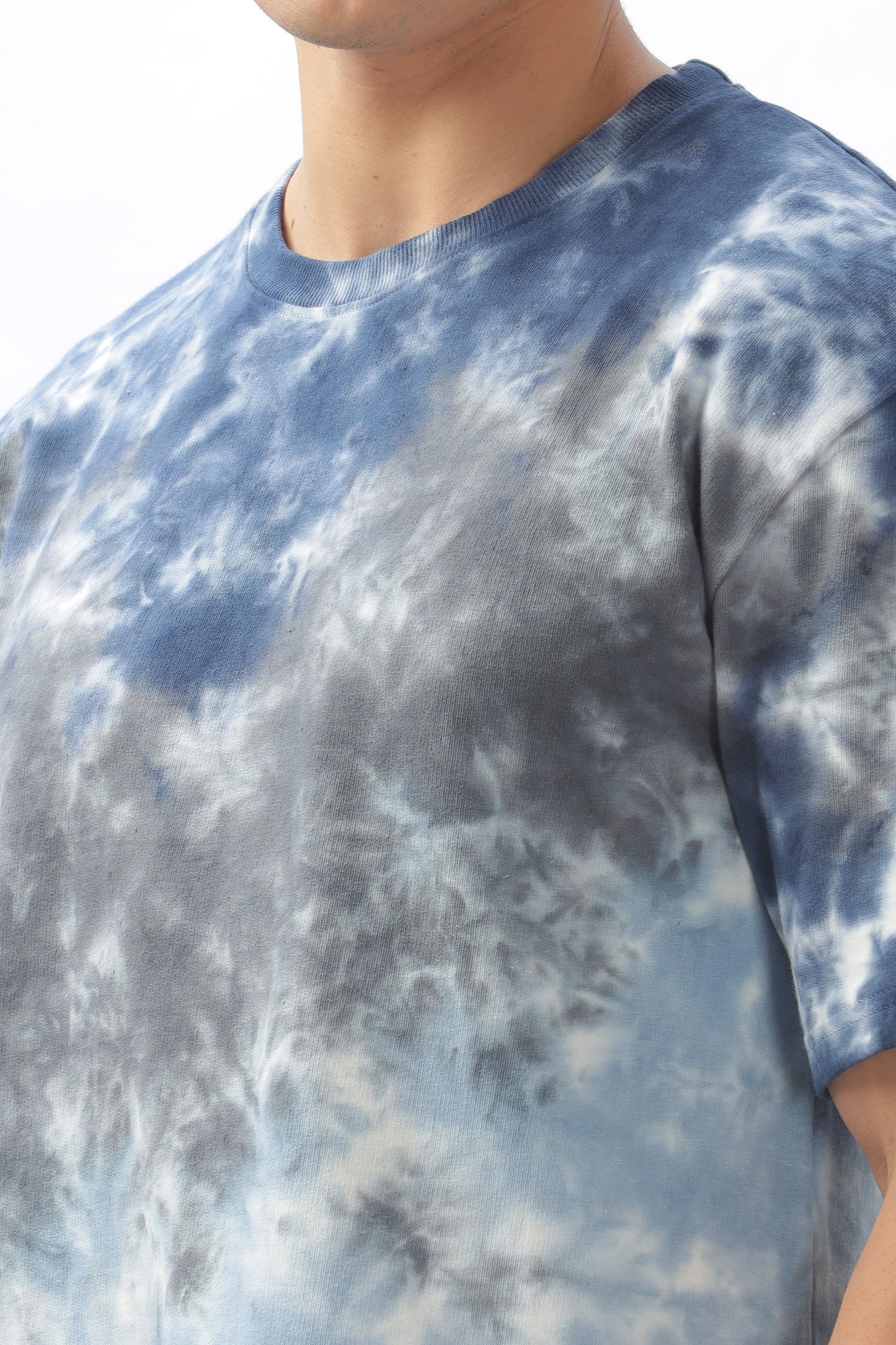 Liquid fall Oversized Tie-Dye T-Shirt – 100% Cotton, 240 GSM (BULK ONLY)