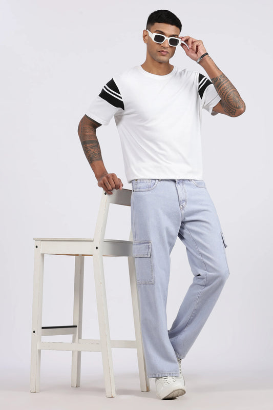MEN'S CARGO - ICE BLUE - GR DENIMS
