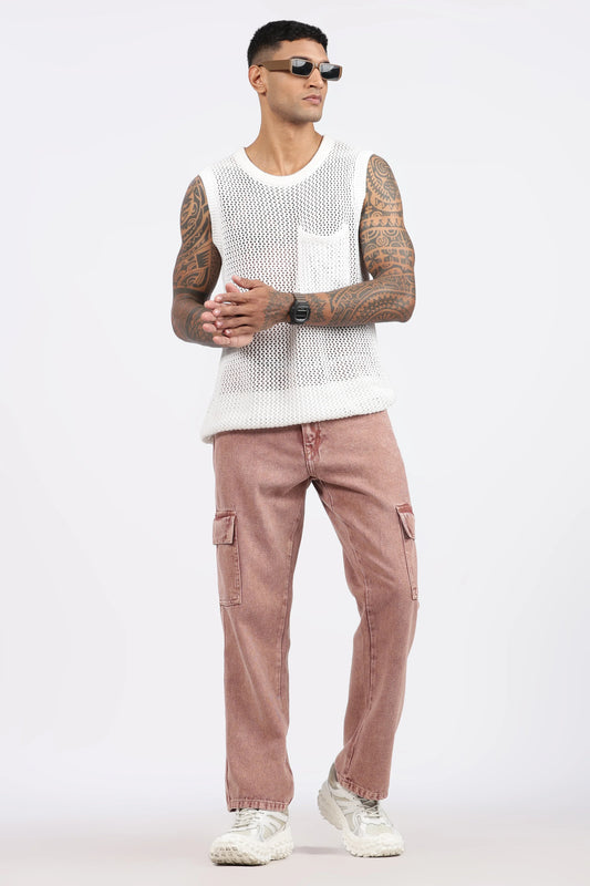 MEN'S CARGO - VINTAGE ROSE BROWN - GR DENIMS